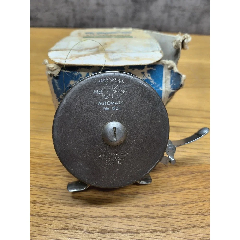 Shakespeare OK Free Stripping Automatic #1824 EK Fly Reel Fishing Made In USA